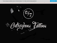 Tablet Screenshot of outrageous-tattoos.com